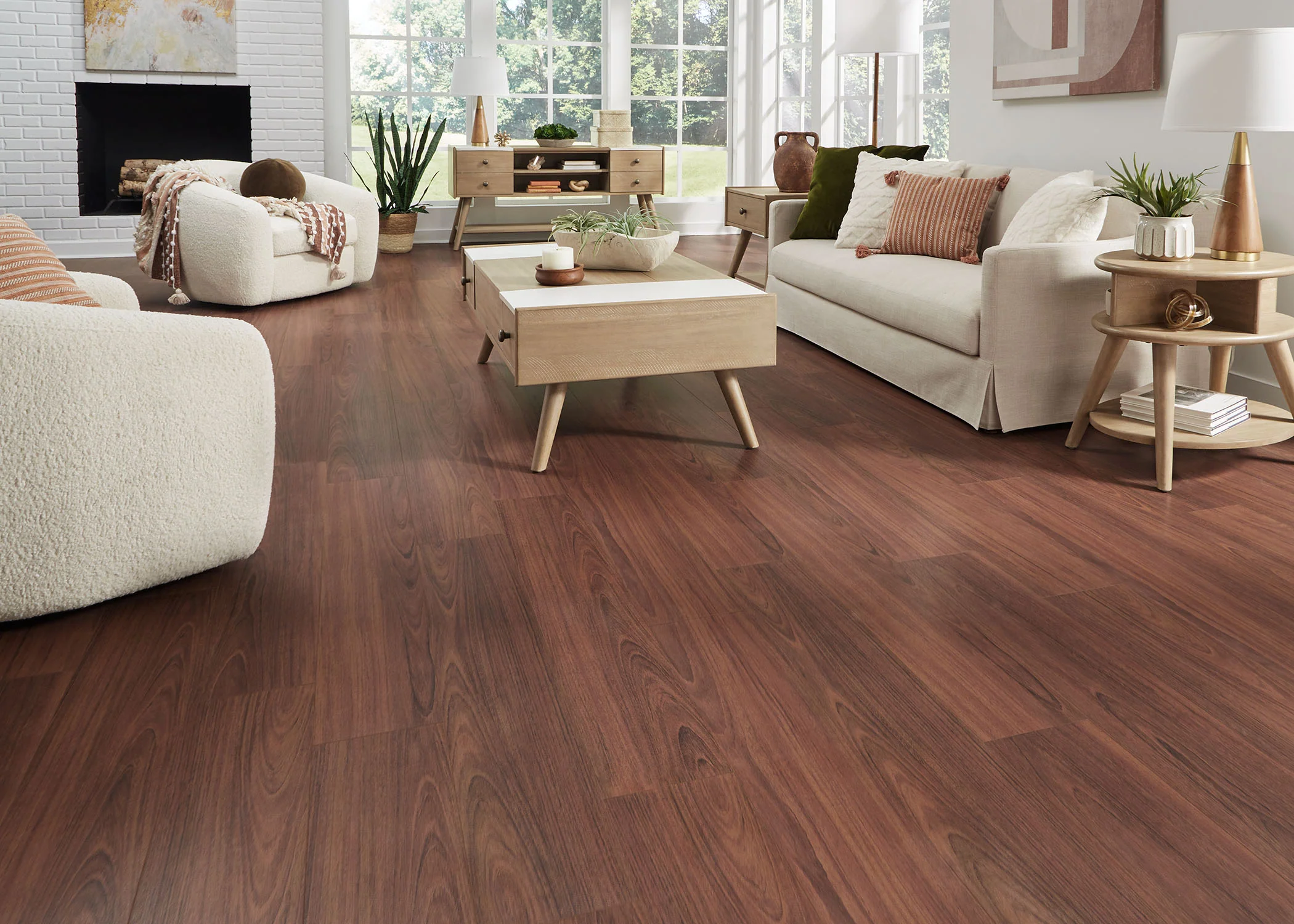 10mm Rubina Island Oak w/ pad Waterproof Laminate Flooring 8.03 in. Wide x 47.64 in. Long - Odd-Lot-As-Is - Stack Out - 191.28 Sq. Ft. - Image 2