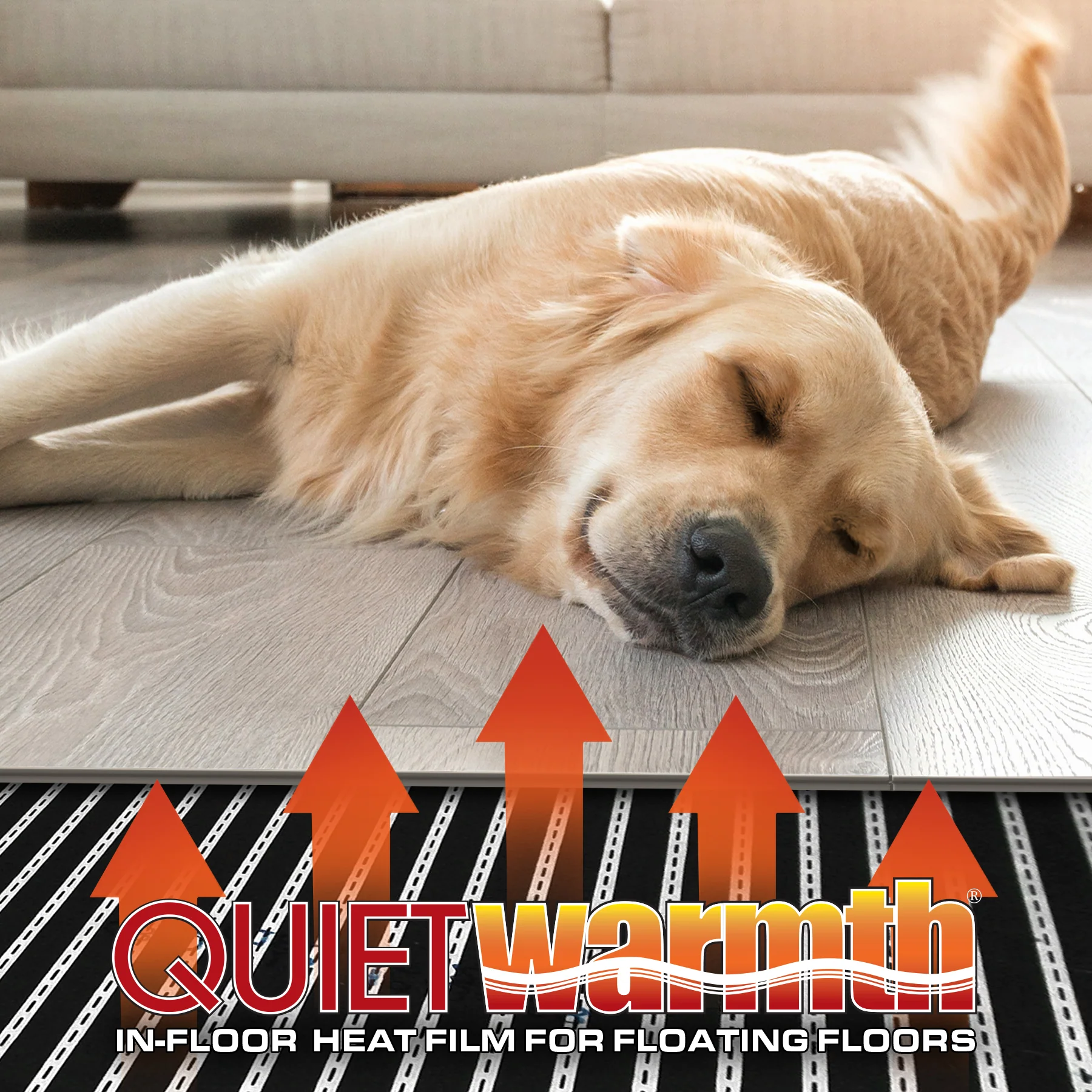 3 ft. W x 10 ft. L 120V Radiant Floor Heating Systems for Laminate, Vinyl, and Floating Floors - Image 4
