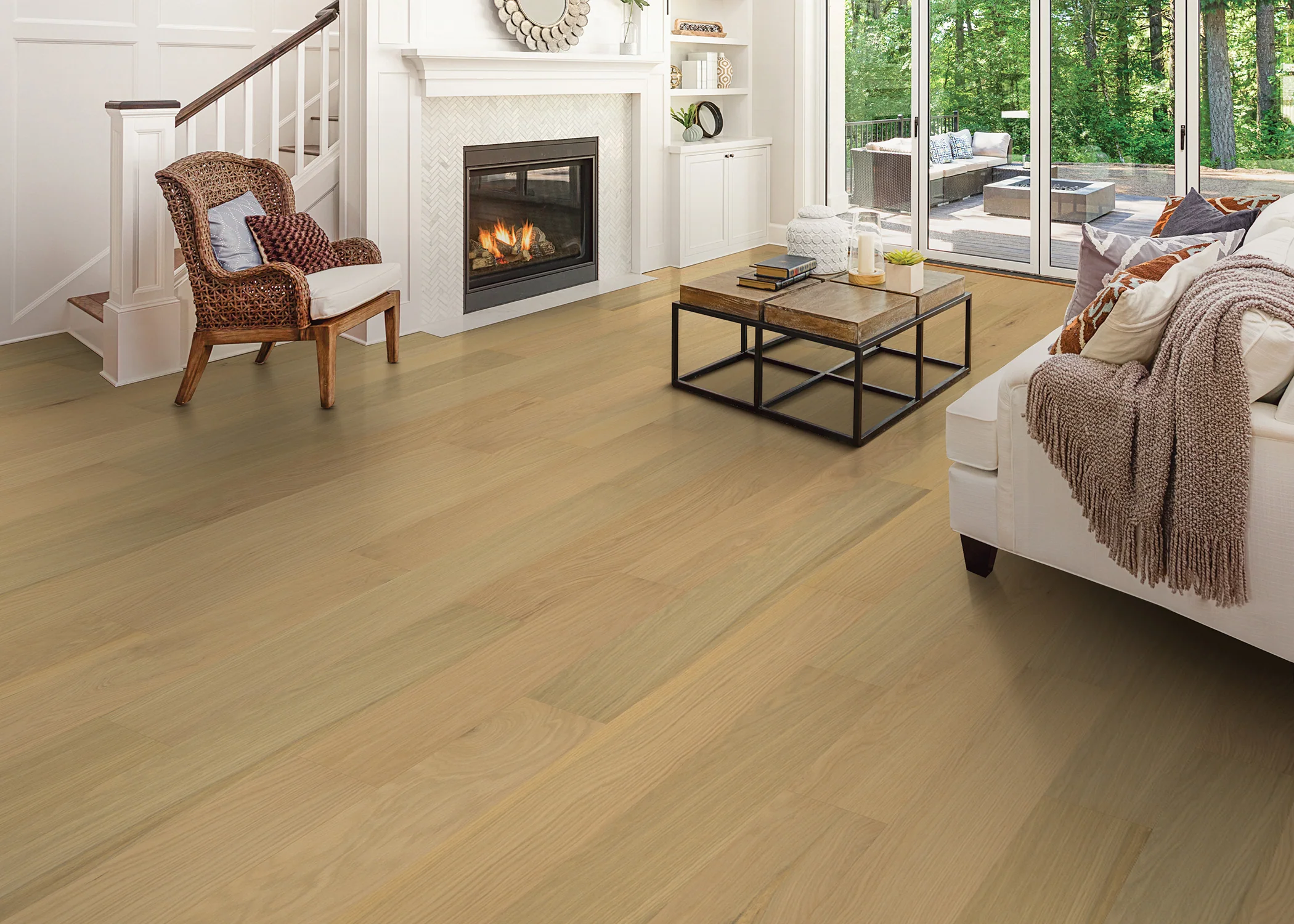 5/16 in. Bayside Oak Prefinished Engineered Hardwood Flooring 5 in. Wide - Image 2