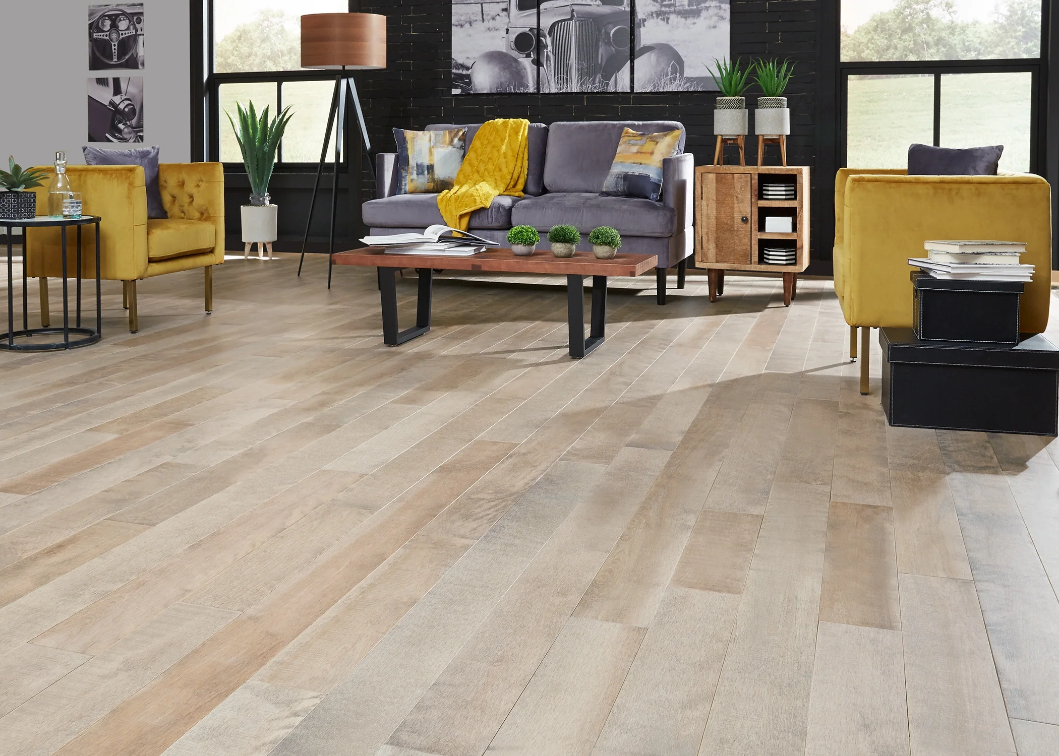 3/4 in. Berkshire Distressed Prefinished Solid Hardwood Flooring 5.25 in. Wide - Image 2