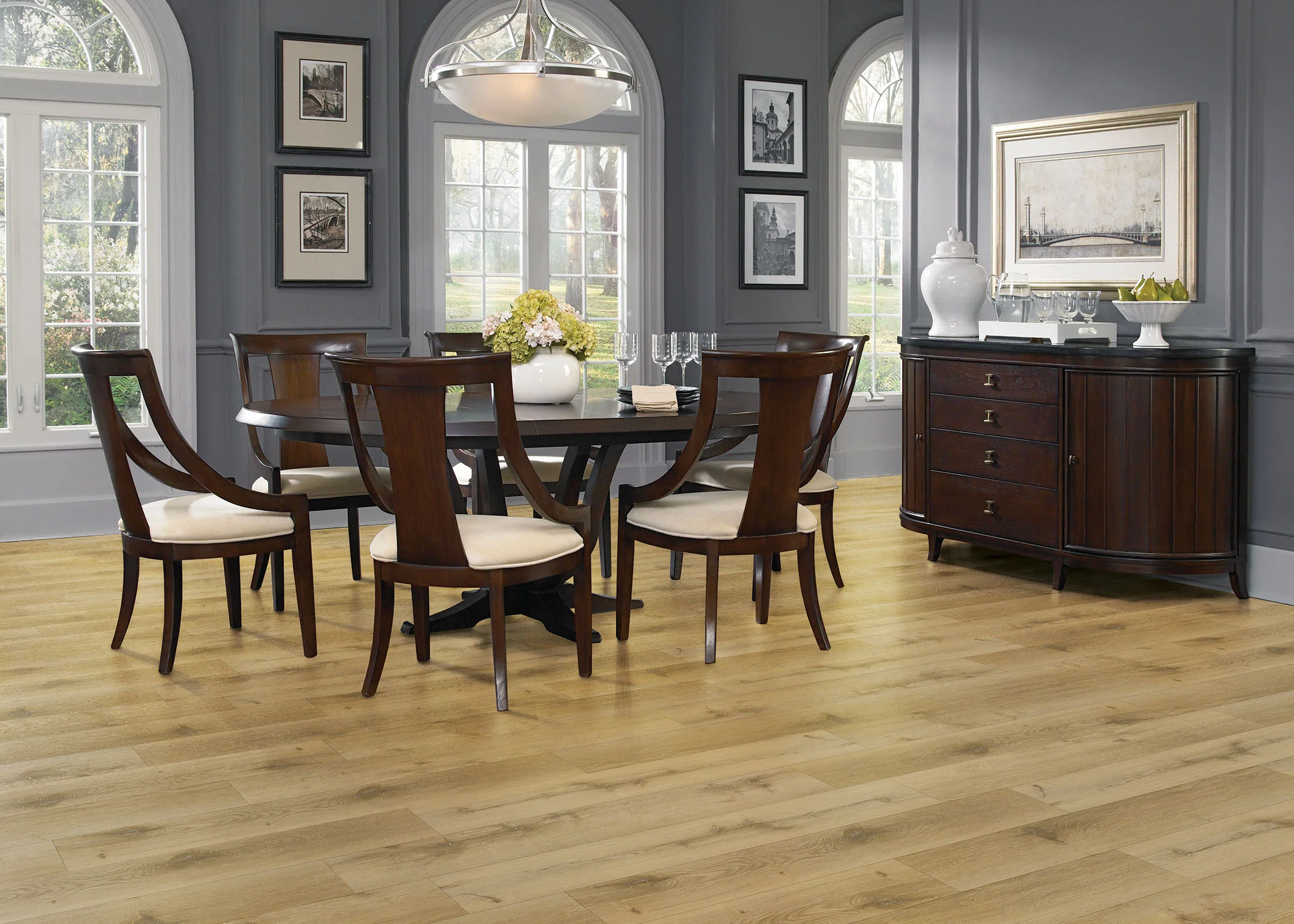 5mm w/pad Woodley Oak Waterproof Rigid Vinyl Plank Flooring 6 in. Wide x 48 in. Long - Image 4