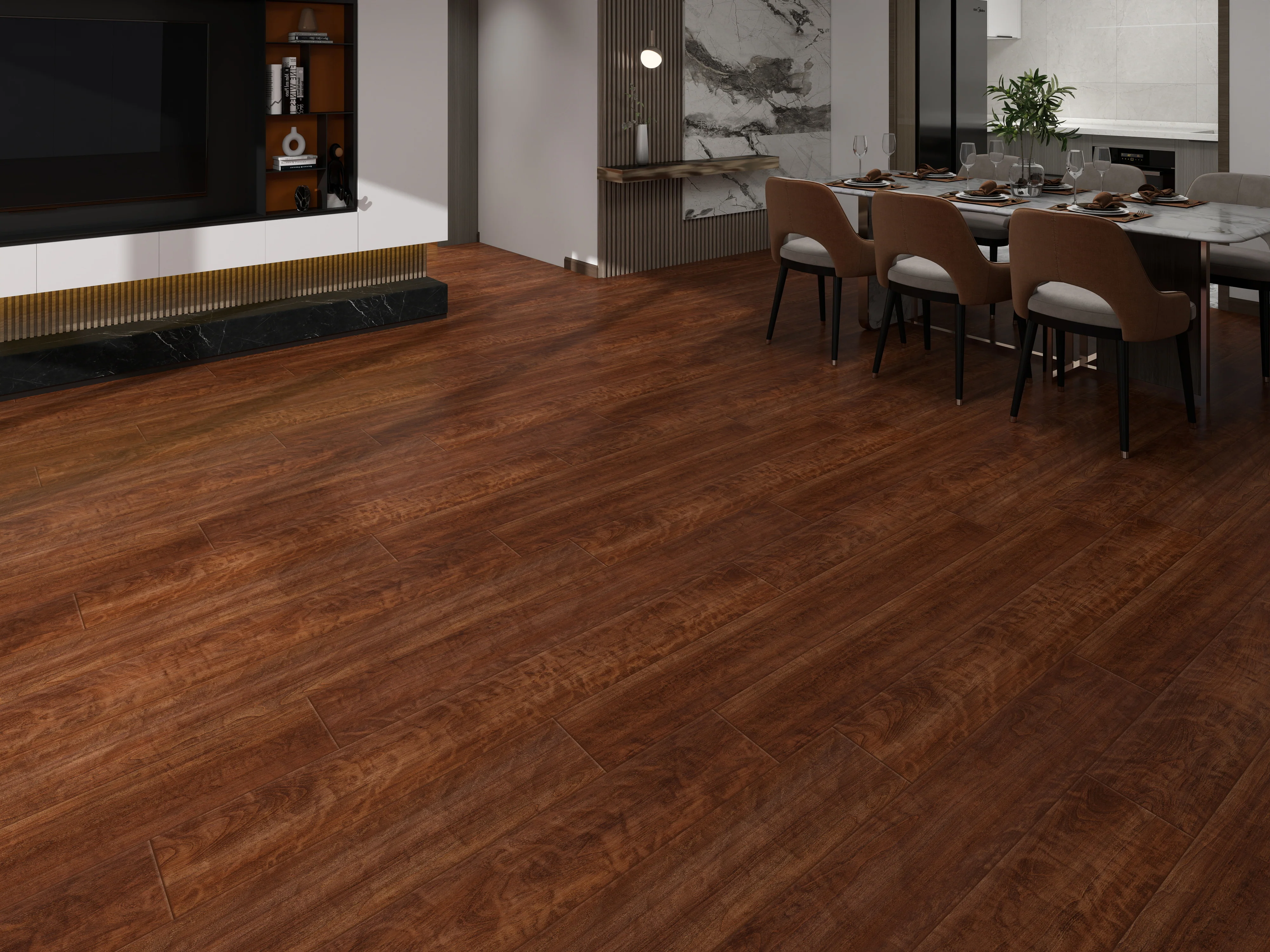 7mm w/pad Cypress Point Pear Waterproof Rigid Vinyl Plank 9 in. Wide x 60 in. Long - Image 2