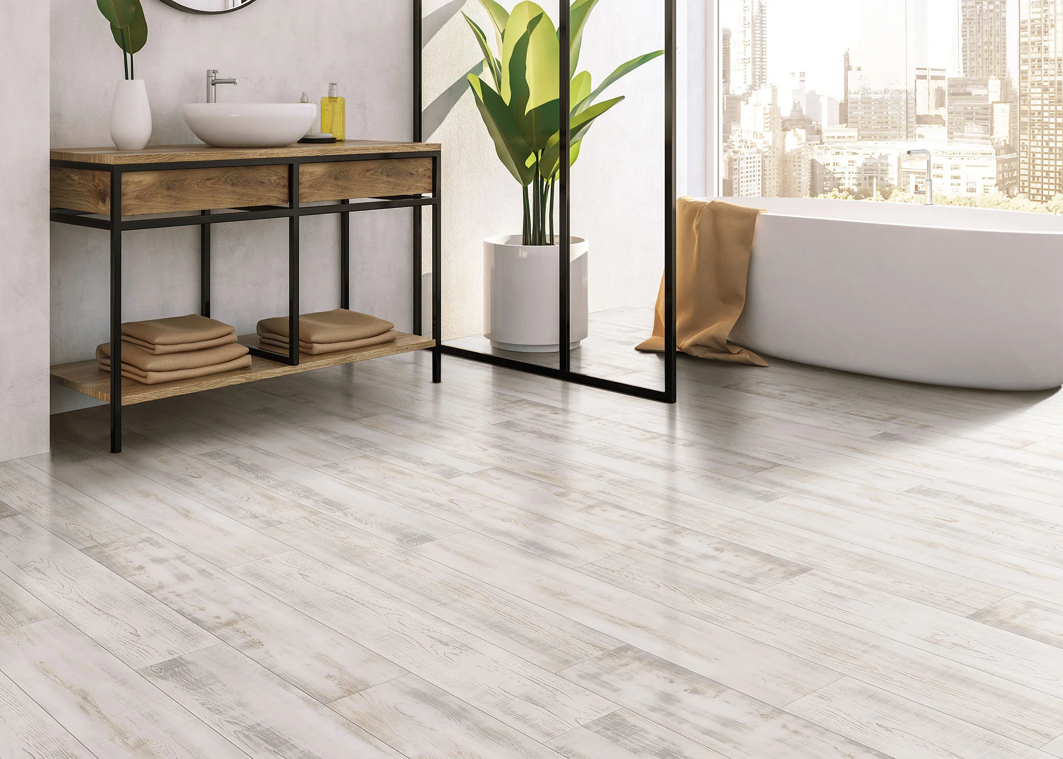 5mm w/pad Glenbrook Bay Waterproof Rigid Vinyl Plank Flooring 5.75" Wide x 48" Long - Image 3