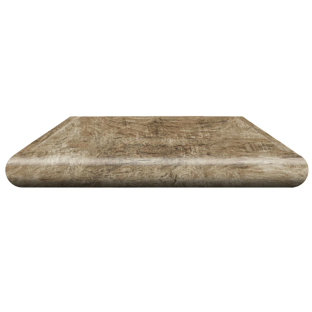 CoreLuxe Wagon Wheel Oak 48" Retrofit Tread with Return