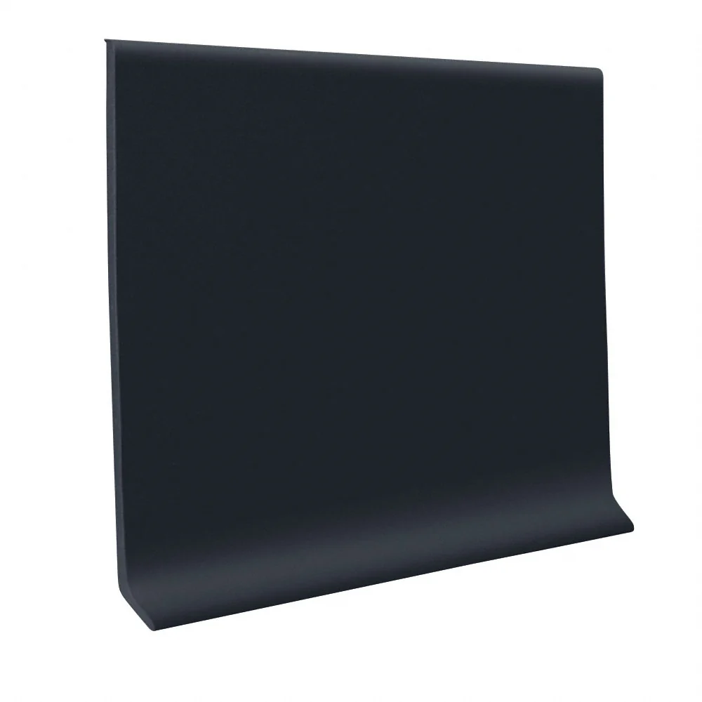 Cove Base Black Vinyl 4 in x 120 ft roll Vinyl Wall Base
