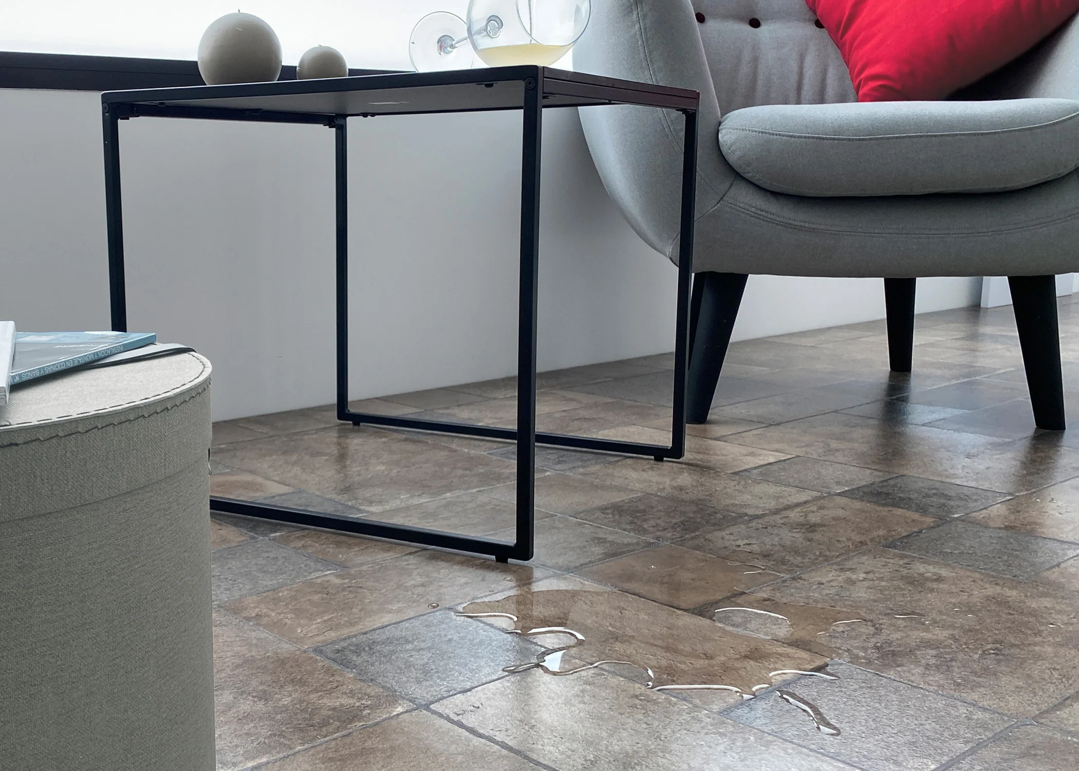 10mm Twilight Villa Stone w/ 2mm pad Water-Resistant Laminate Flooring 15.52 in. Wide x 47 in. Long - Image 3