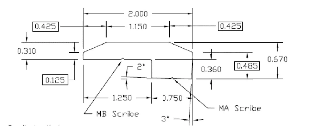 Prefinished Acadia Oak 2 in. Wide x 6.5 ft. Length Threshold - Image 2