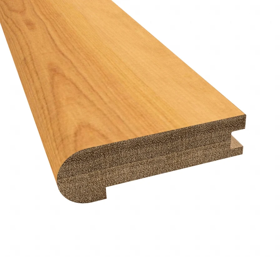 Prefinished Bellingham Distressed 3/4 in. Thick x 3.13 in. Wide x 6.5 ft. Length Stair Nose