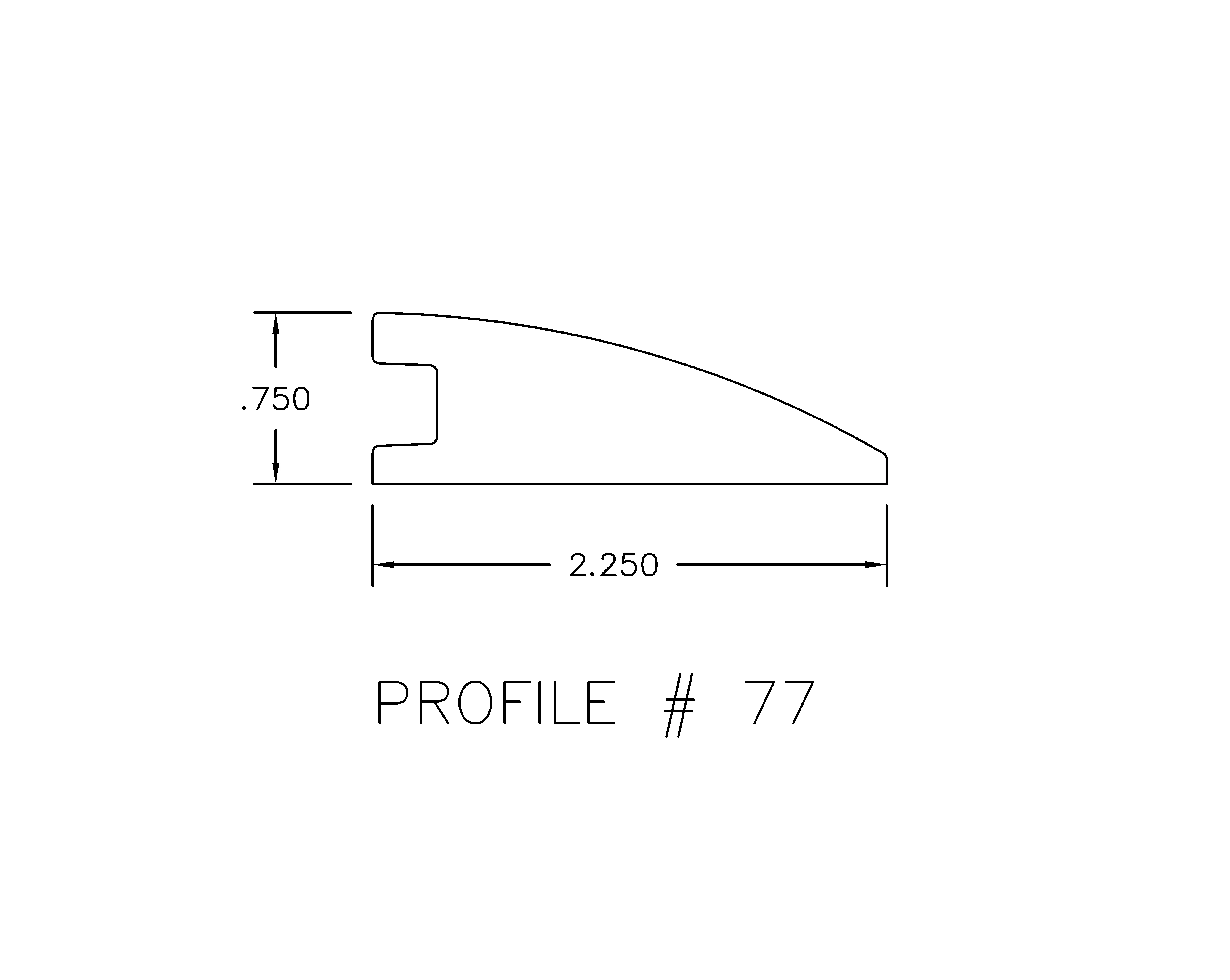 Prefinished Lexington Oak 2.25 in. Wide x 6.5 ft. Length Reducer - Image 2