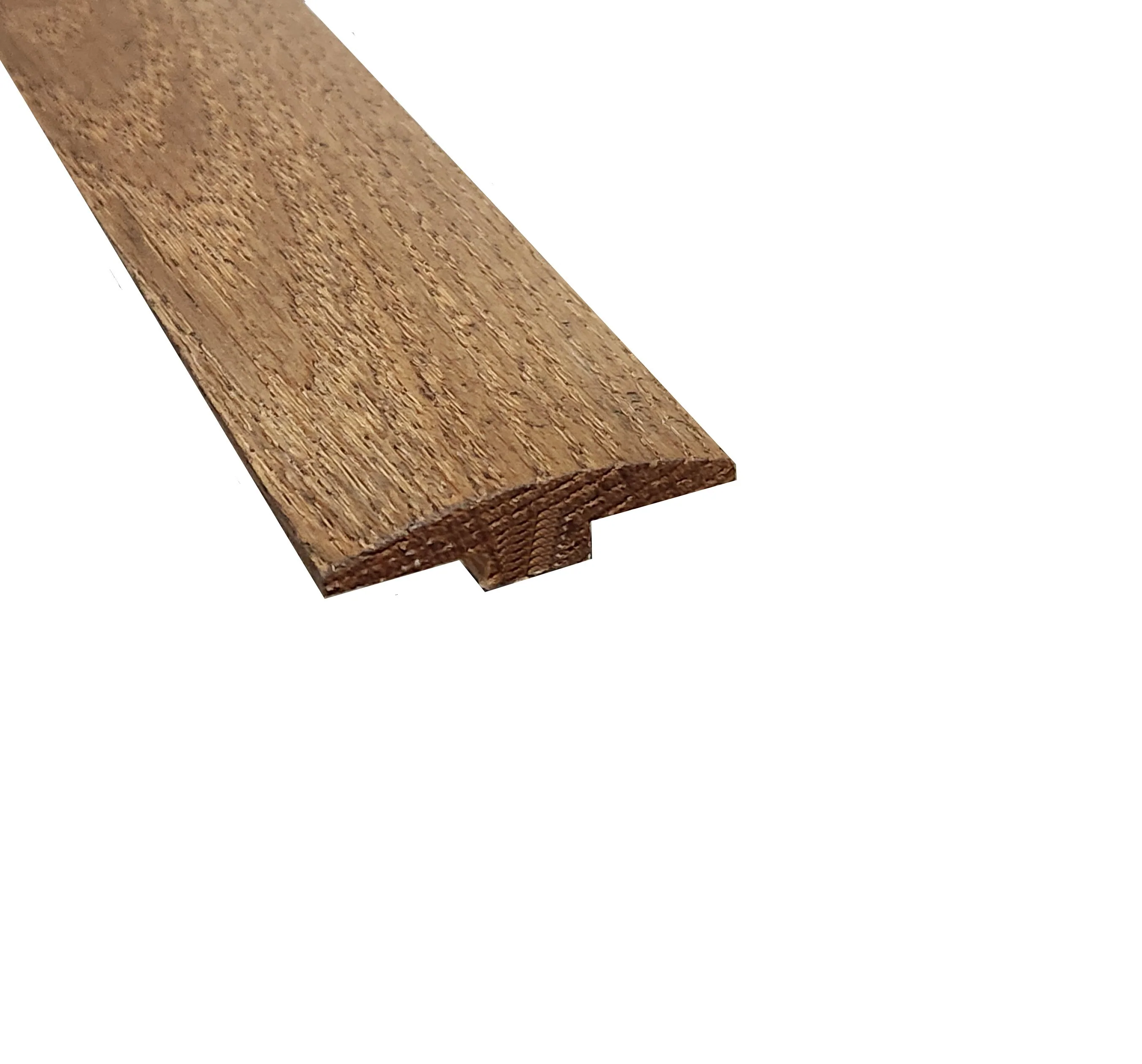 Prefinished Nutmeg Oak Hardwood 1/4 in. Thick x 2 in. Wide x 78 in. Length T-Molding