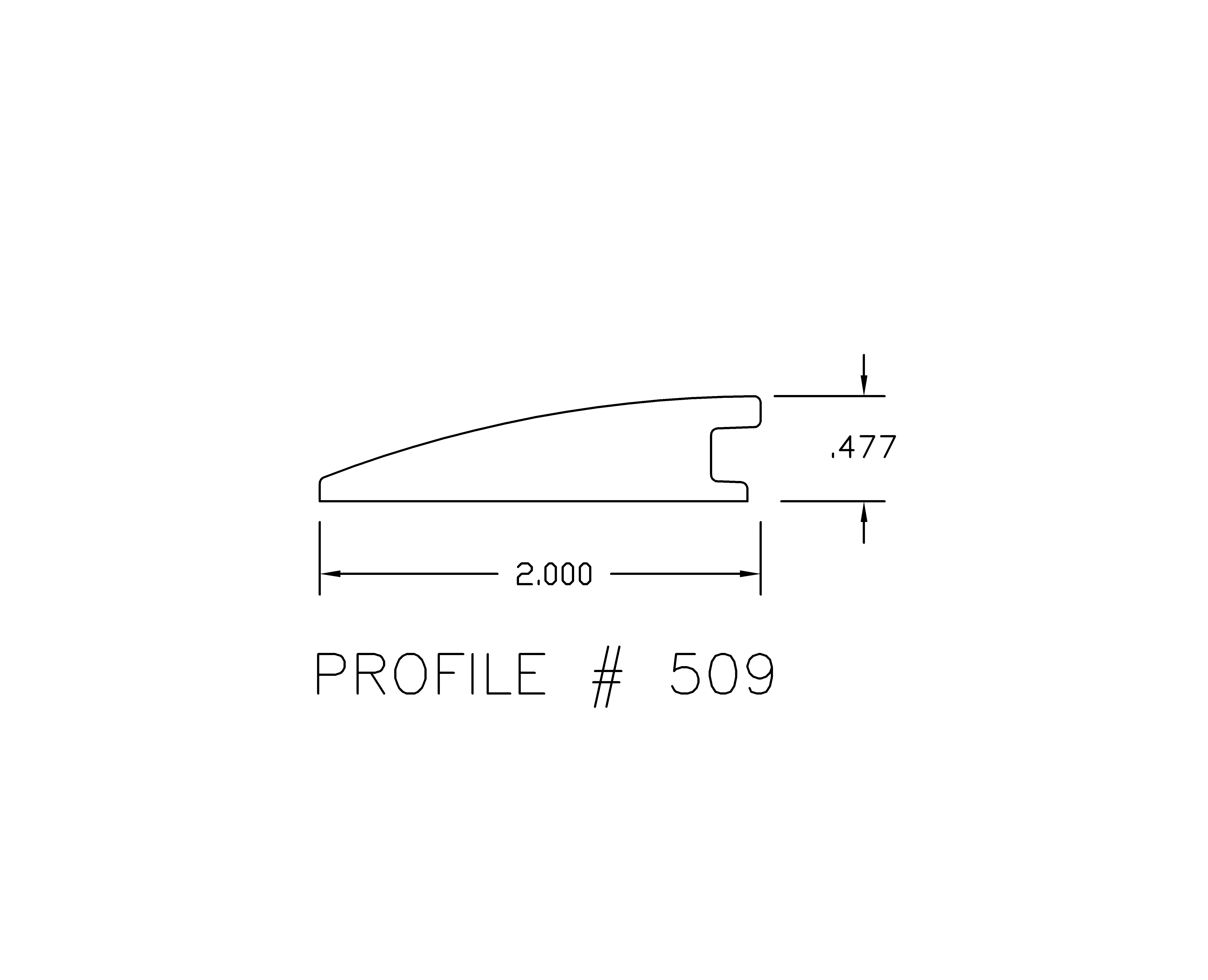 Prefinished Pealescent Oak 2 in. Wide x 6.5 ft. Length Reducer - Image 2