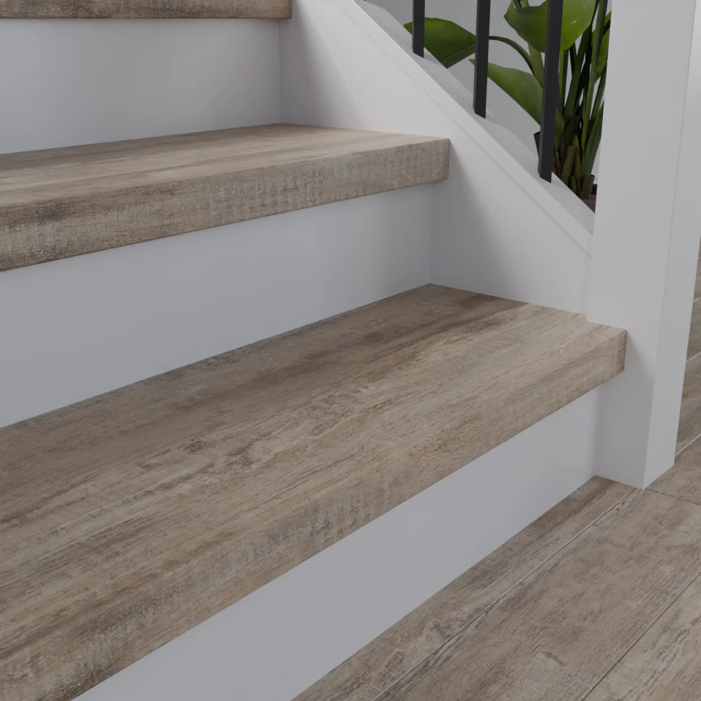 Wagon Wheel Oak 48 in Length Square Retro Fit Tread - Image 3